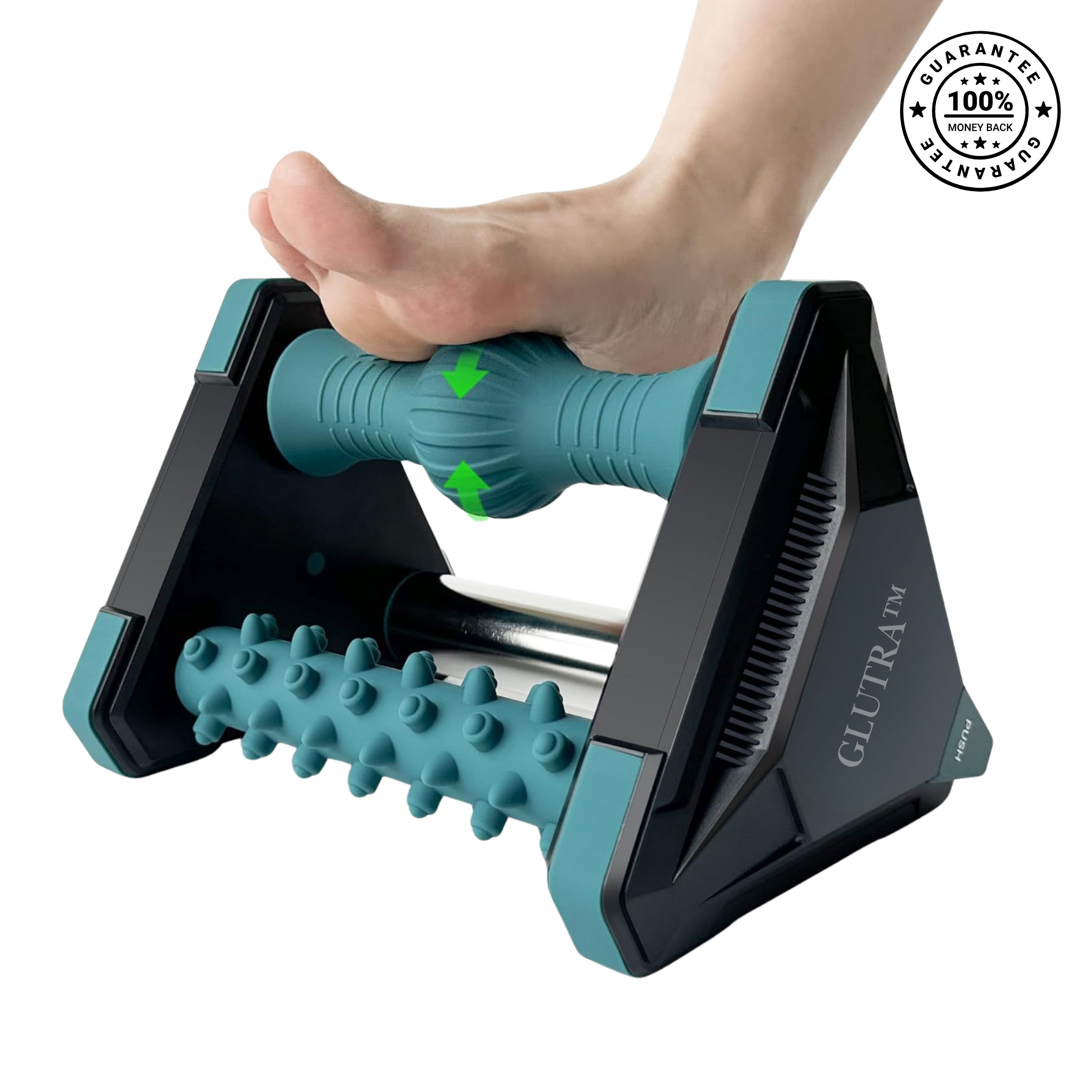 Glutra TheraFoot - Pain Relief Foot Massager – Ice Therapy for Plantar Fasciitis, Neuropathy & Circulation