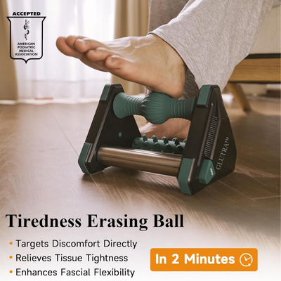 Glutra TheraFoot - Pain Relief Foot Massager – Ice Therapy for Plantar Fasciitis, Neuropathy & Circulation
